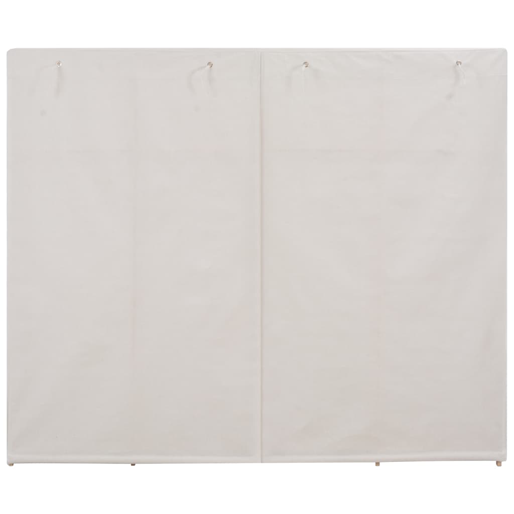 vidaXL klædeskab 200 x 40 x 170 cm stof hvid
