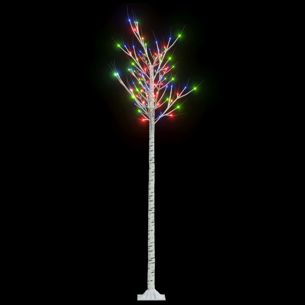 vidaXL lystræ 200 LED'er 2,2 m indendørs/udendørs pil farverigt lys