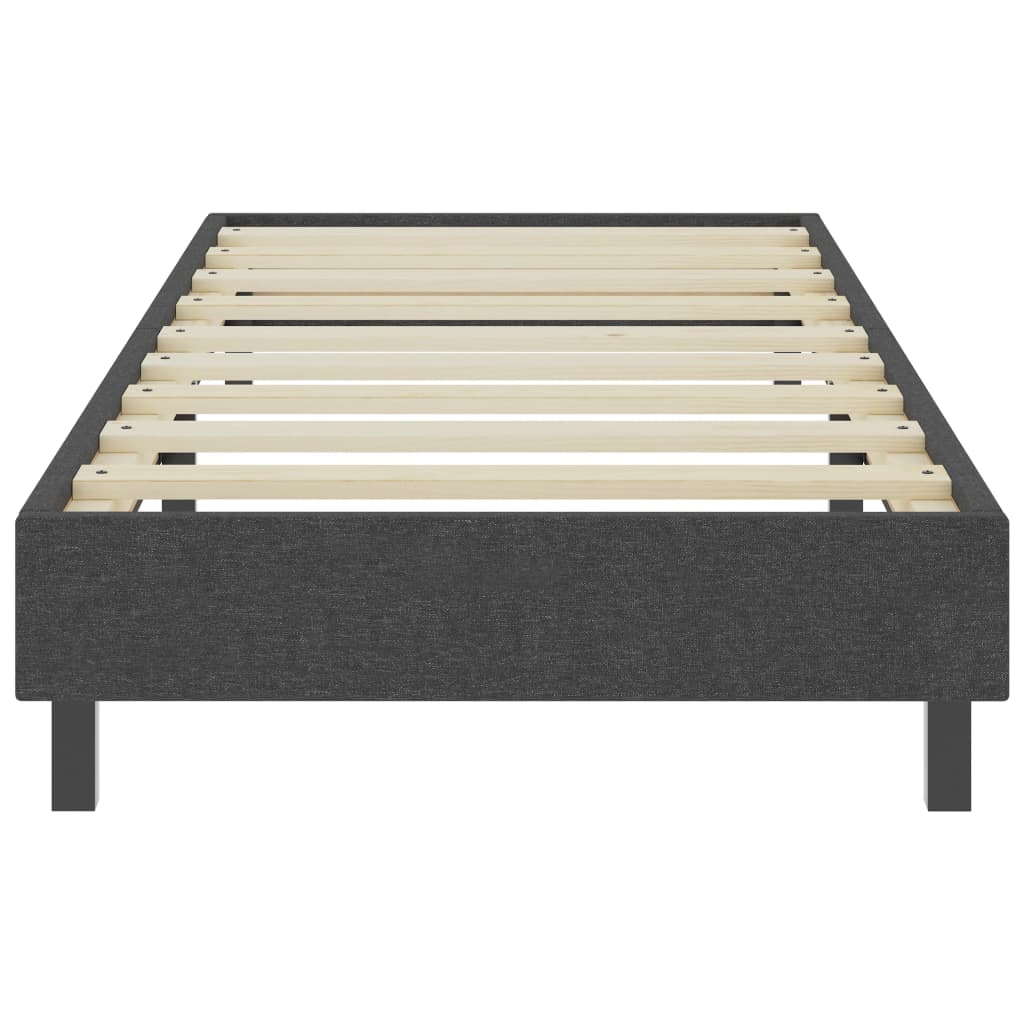 vidaXL sengestel til boxmadras 90x200 cm stof grå