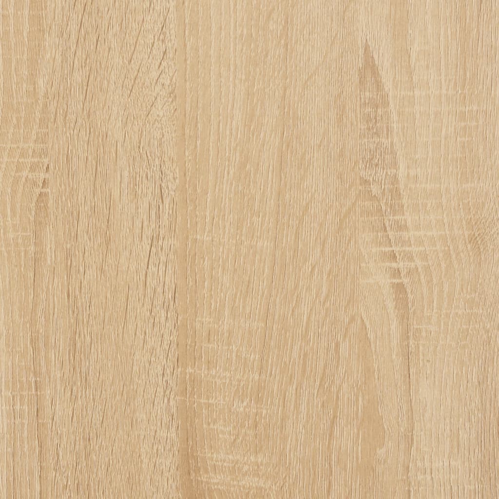 vidaXL konsolbord 75x19,5x75 cm konstrueret træ sonoma-eg