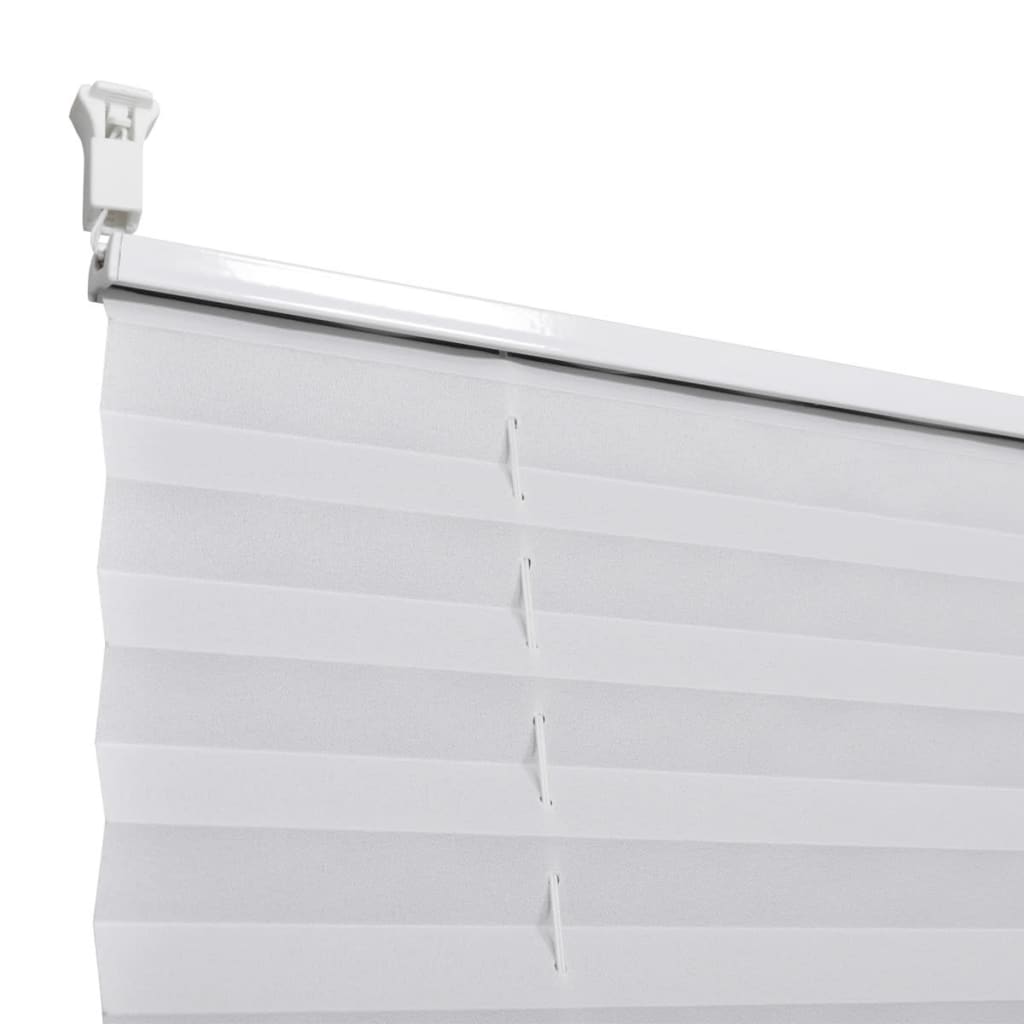 Plisserede blinde 90x150 cm hvid