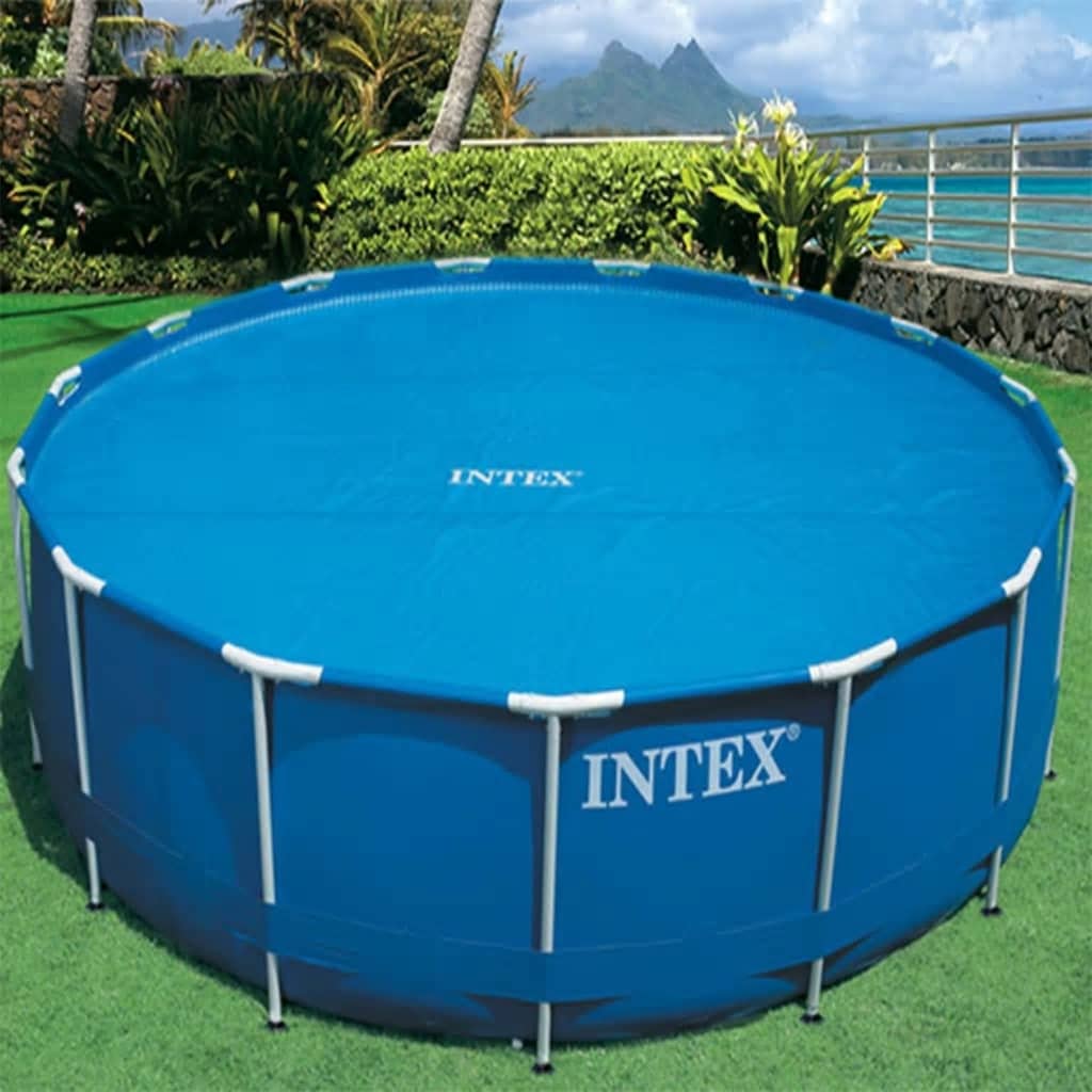 Intex solopvarmet poolovertræk 366 cm rundt 29022
