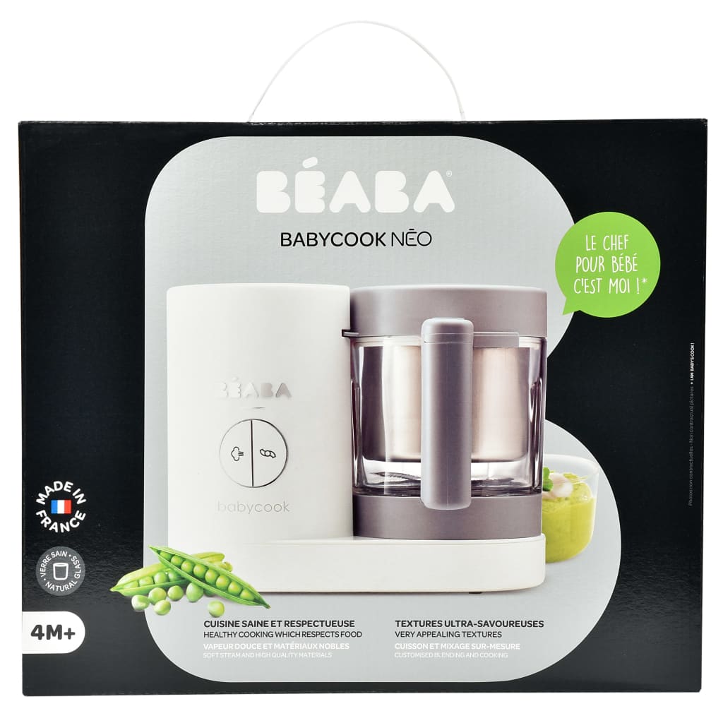 Beaba 4-i-1 babyfoodprocessor Babycook Neo 400 W grå og hvid