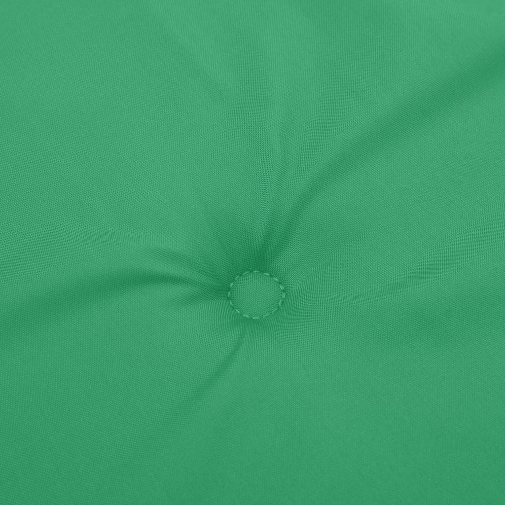 vidaXL stolehynde m. lav ryg 6 stk. 100x50x3 cm oxfordstof grøn