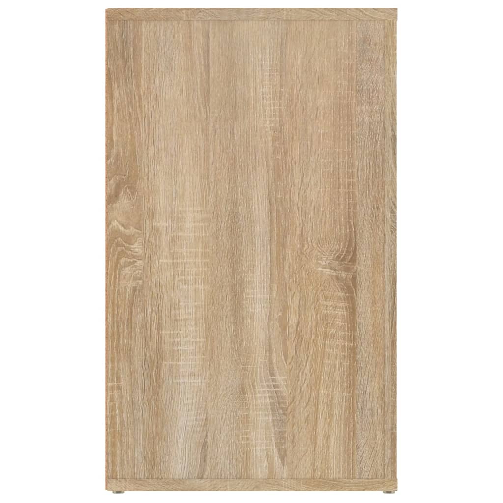 vidaXL sengebord 50x36x60 cm konstrueret træ Sonoma egetræsfarve