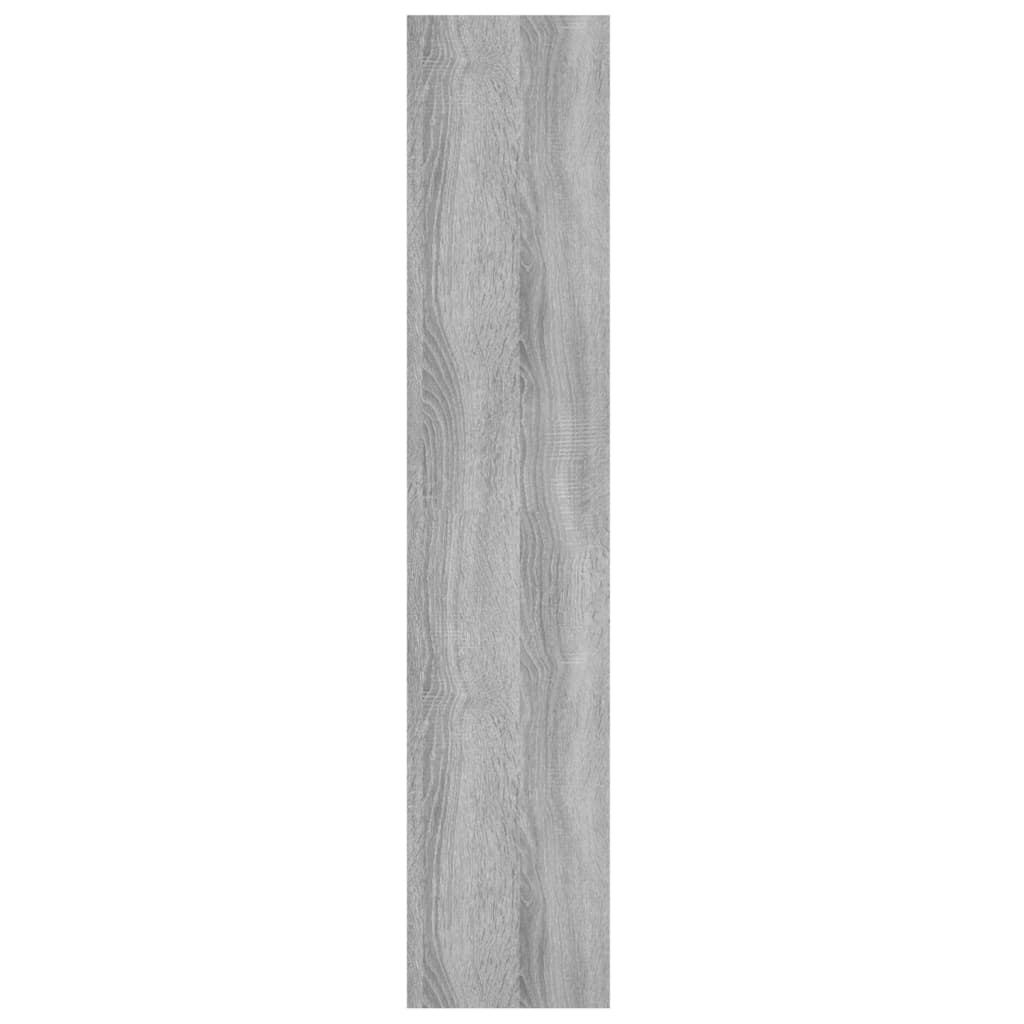 vidaXL væghylde 90x16x78 cm konstrueret træ grå sonoma-eg