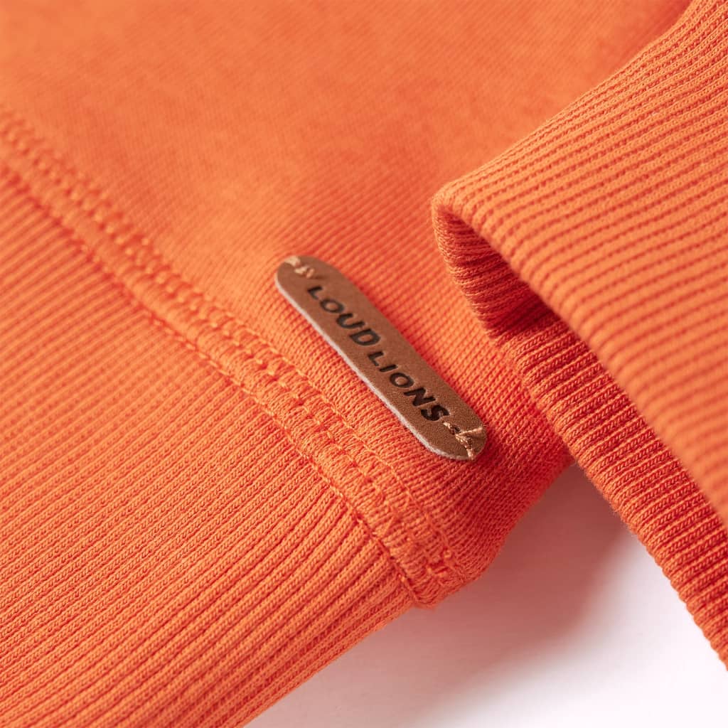 Sweatshirt til børn orange str. 92