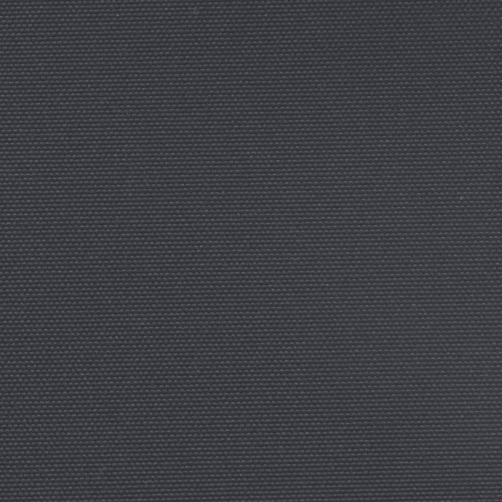 vidaXL sammenrullelig sidemarkise 180x600 cm sort