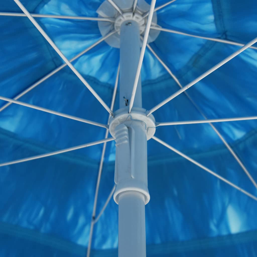 vidaXL Hawaii-parasol 240 cm blå