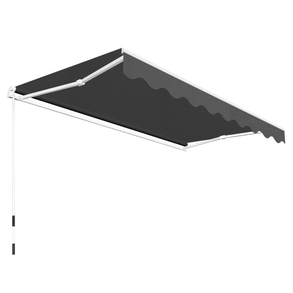 vidaXL foldemarkise manuel betjening 300 cm antracitgrå