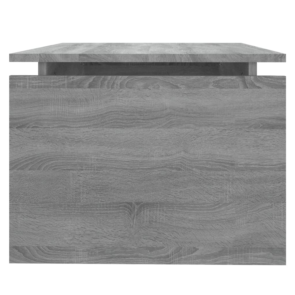 vidaXL sofabord 68x50x38 cm konstrueret træ grå sonoma-eg