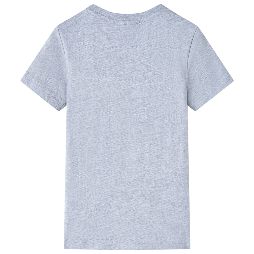 T-shirt til børn str. 92 grå