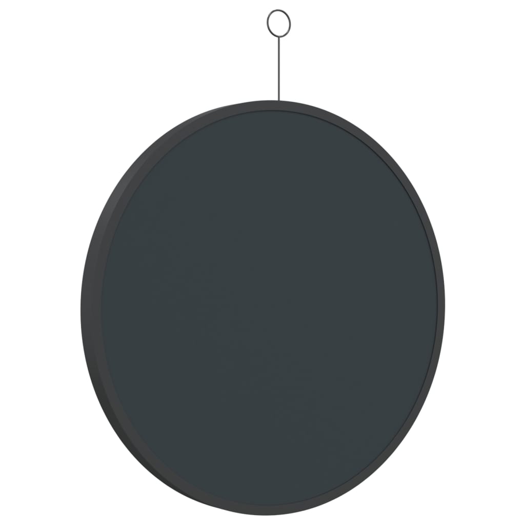 vidaXL hængespejl med krog 50 cm sort