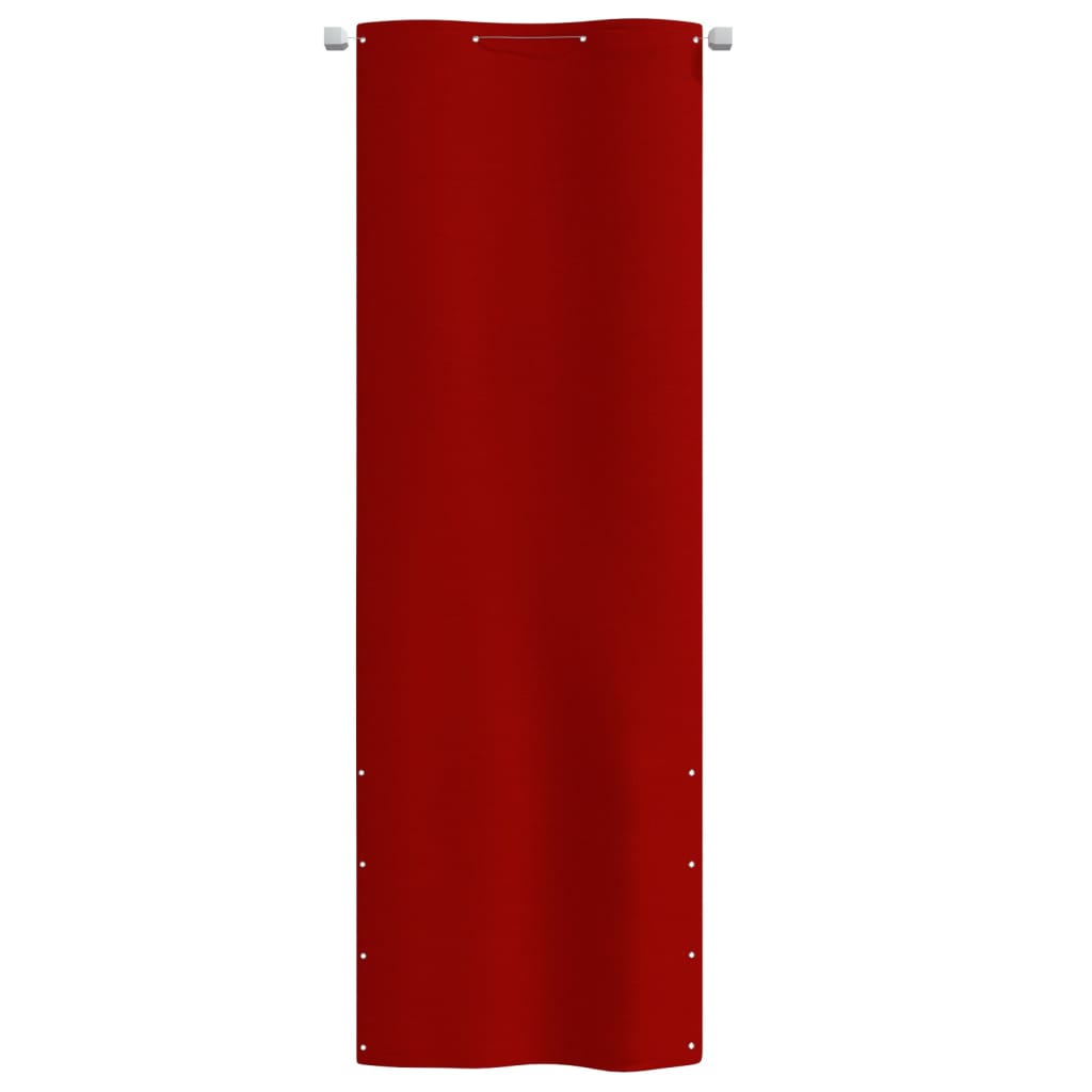 vidaXL altanafskærmning 80x240 cm oxfordstof rød