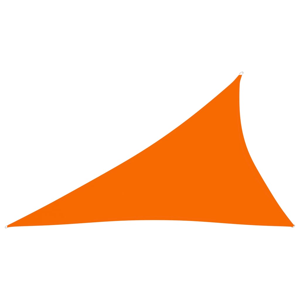 vidaXL solsejl 4x5x6,4 m trekantet oxfordstof orange