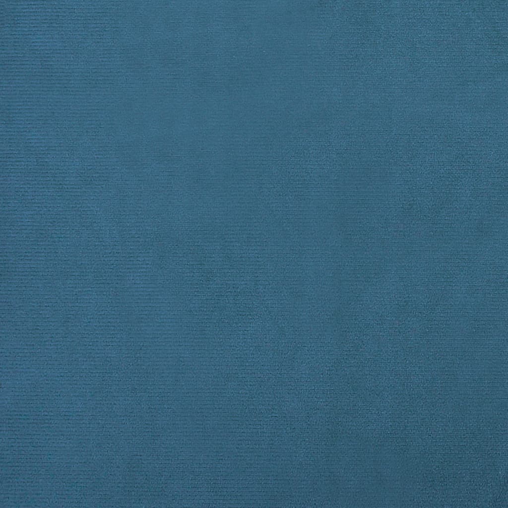 vidaXL hundeseng 70x45x33 cm velour blå