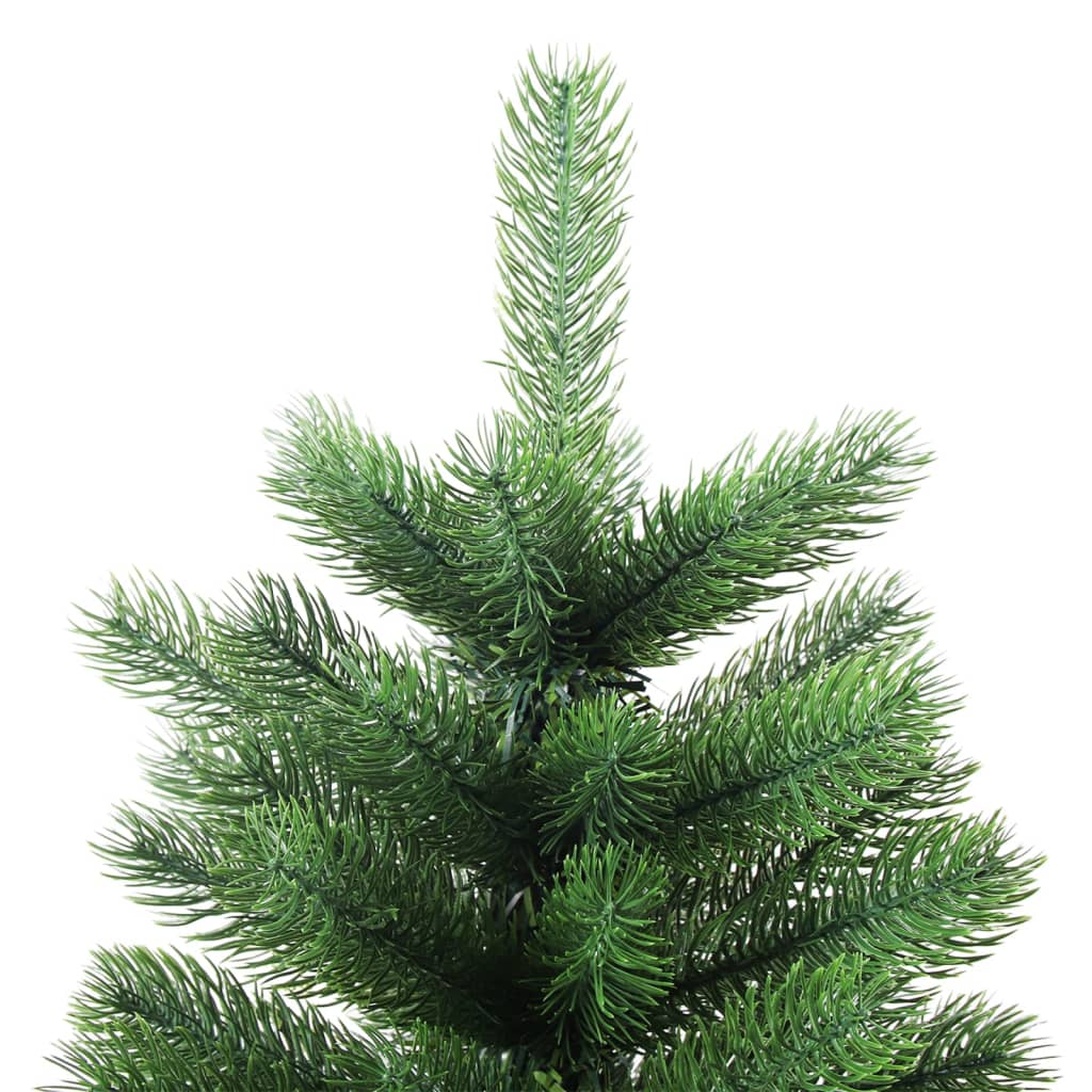 vidaXL kunstigt juletræ med lys 90 cm grøn