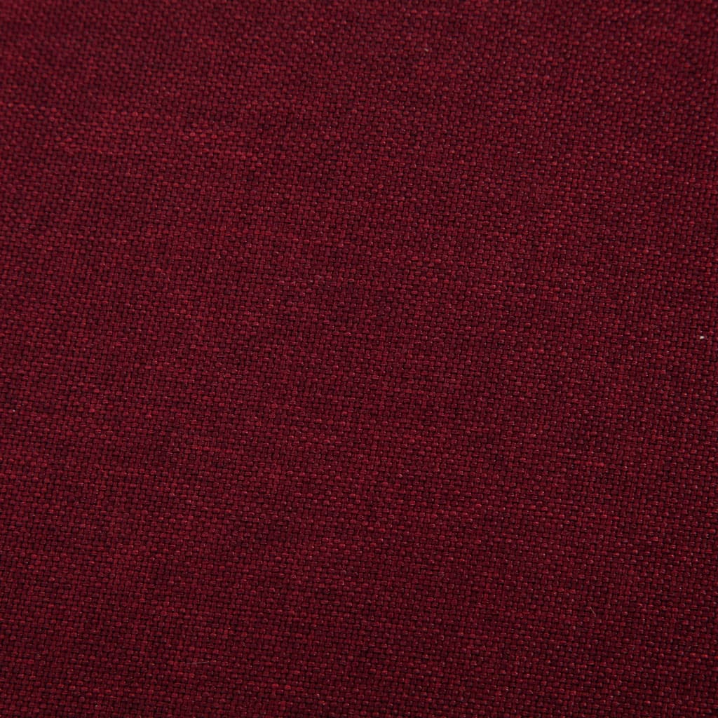 vidaXL sovesofa polyester rødvinsfarvet