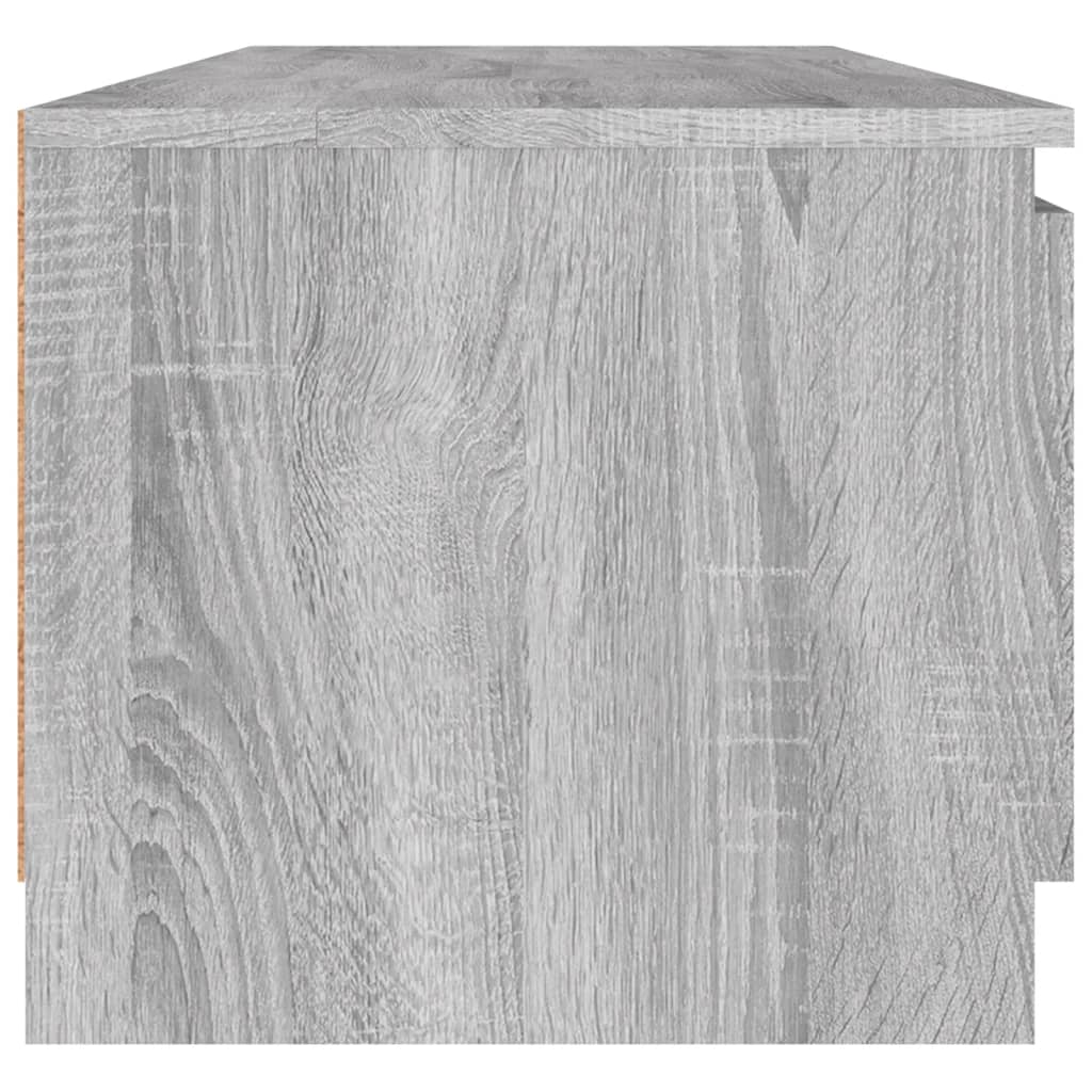 vidaXL tv-bord 140x40x35,5 cm konstrueret træ grå sonoma-eg