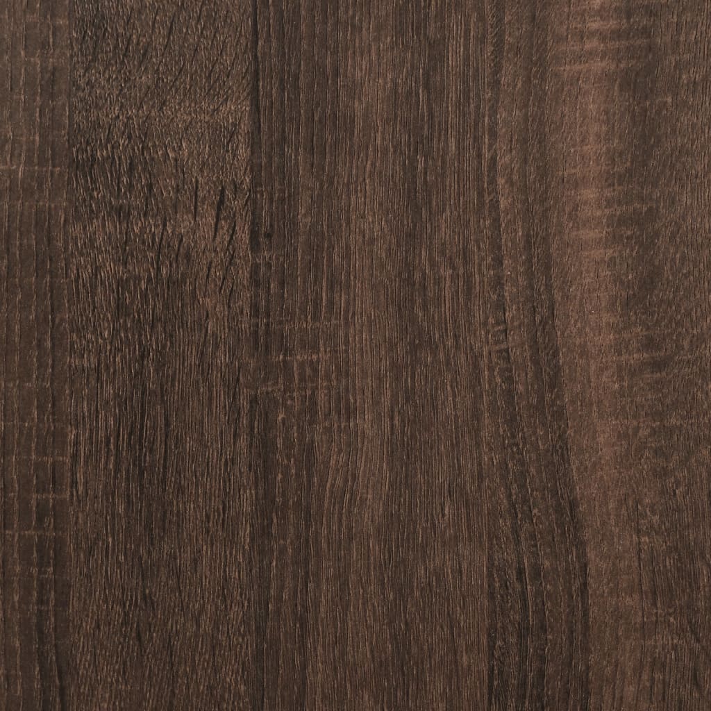 vidaXL bogreol 102x28x172 cm konstrueret træ brun egetræsfarve