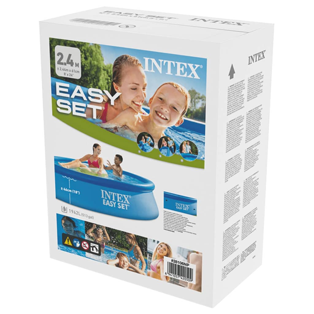 Intex swimmingpool Easy Set 244x61 cm PVC