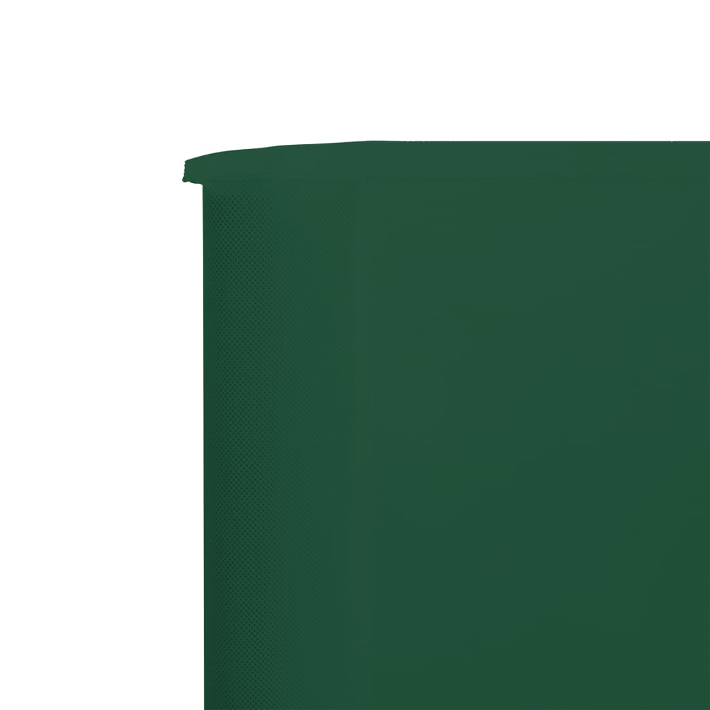 vidaXL 9-panels læsejl 1200x160 cm stof grøn
