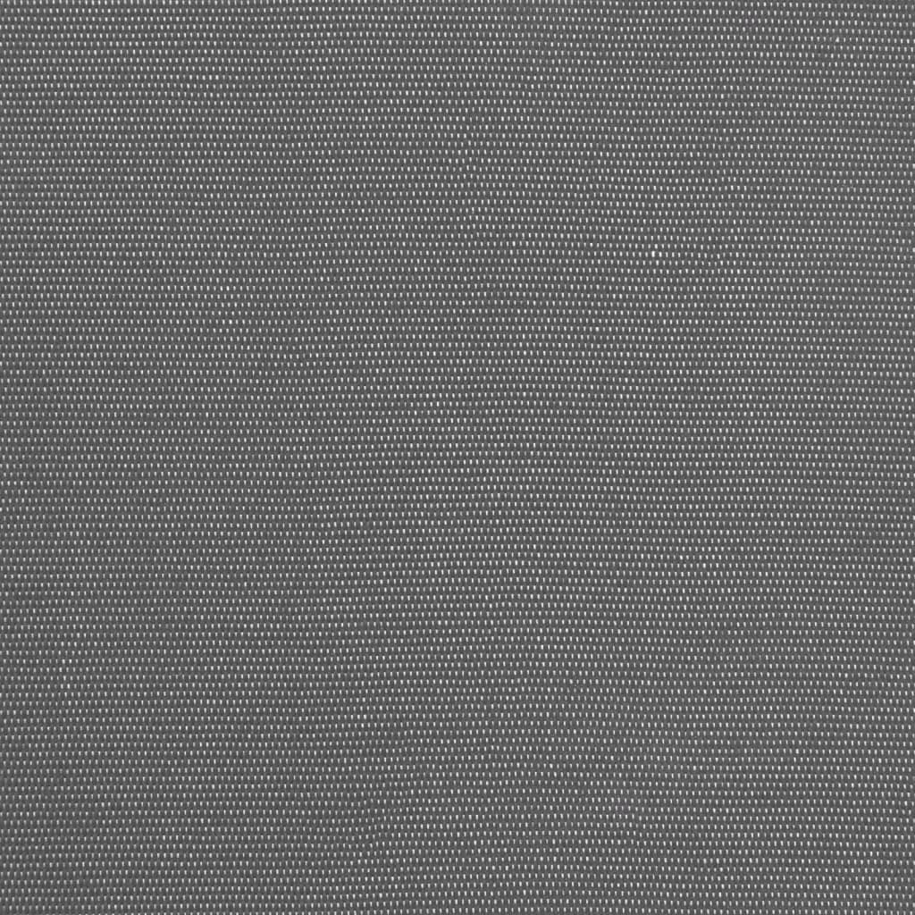 vidaXL markise 150x150 cm sammenrullelig stof og stål antracitgrå