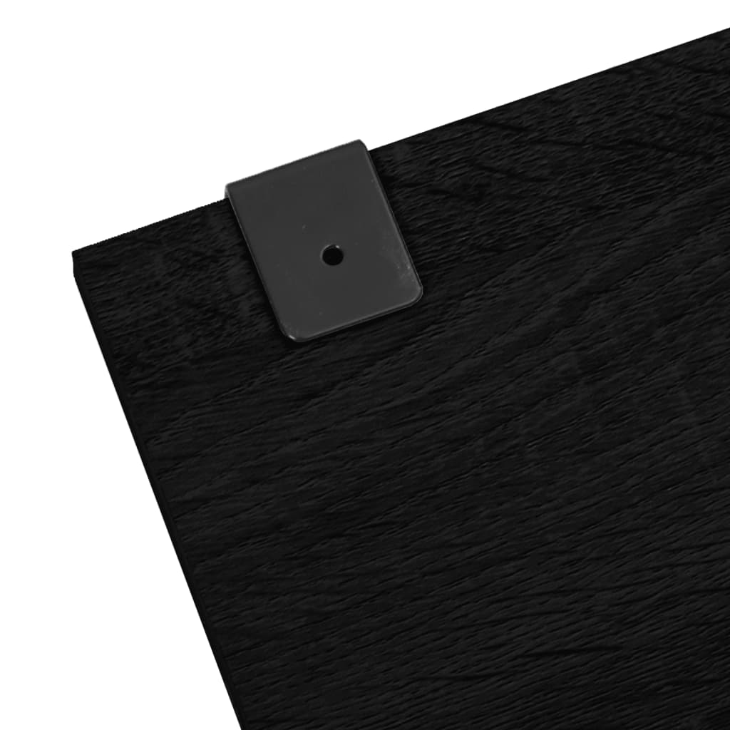 vidaXL møbelsæt til badeværelse 6 dele konstrueret træ sort