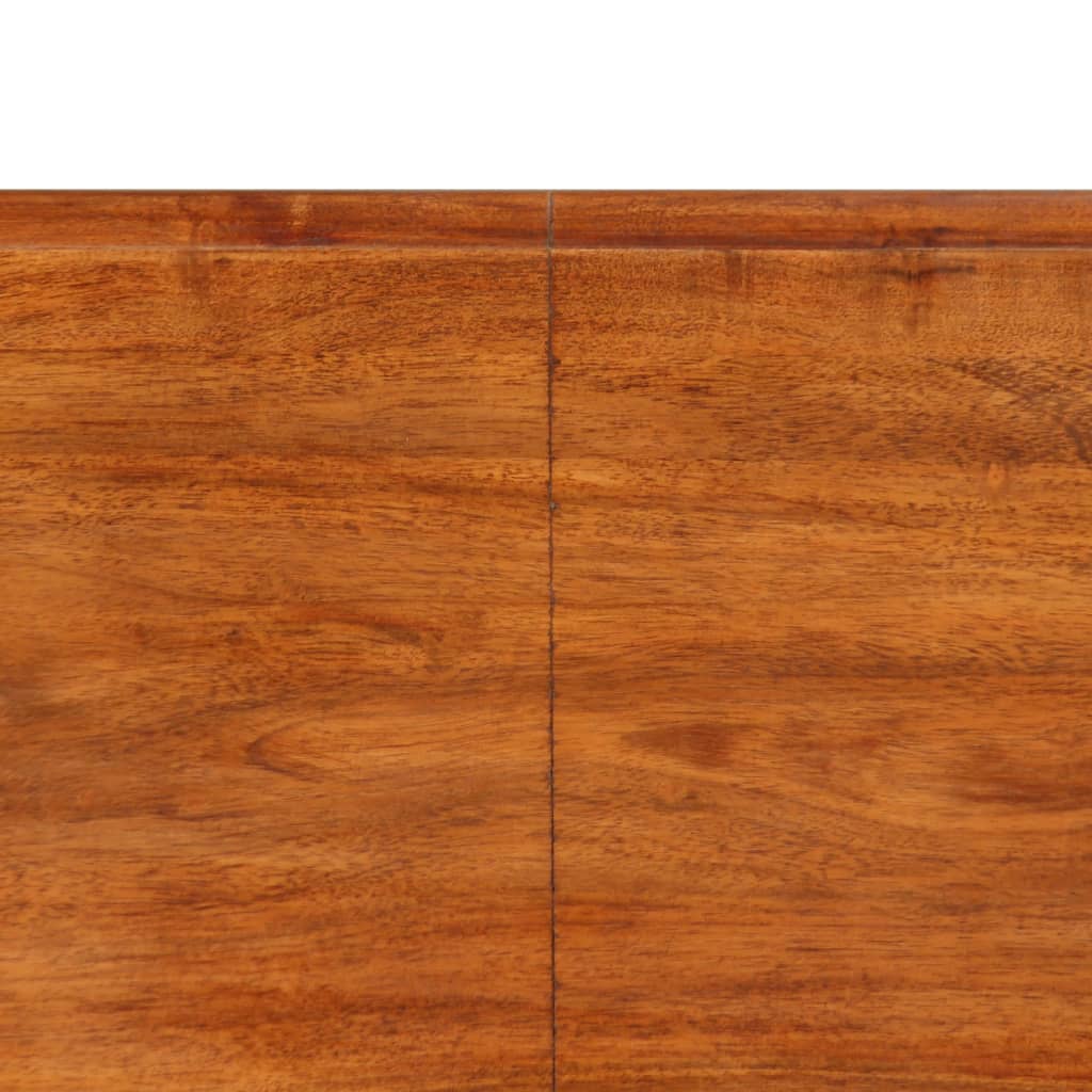 vidaXL spisebord i massivt træ med sheesham-finish 180 x 90 x 76 cm