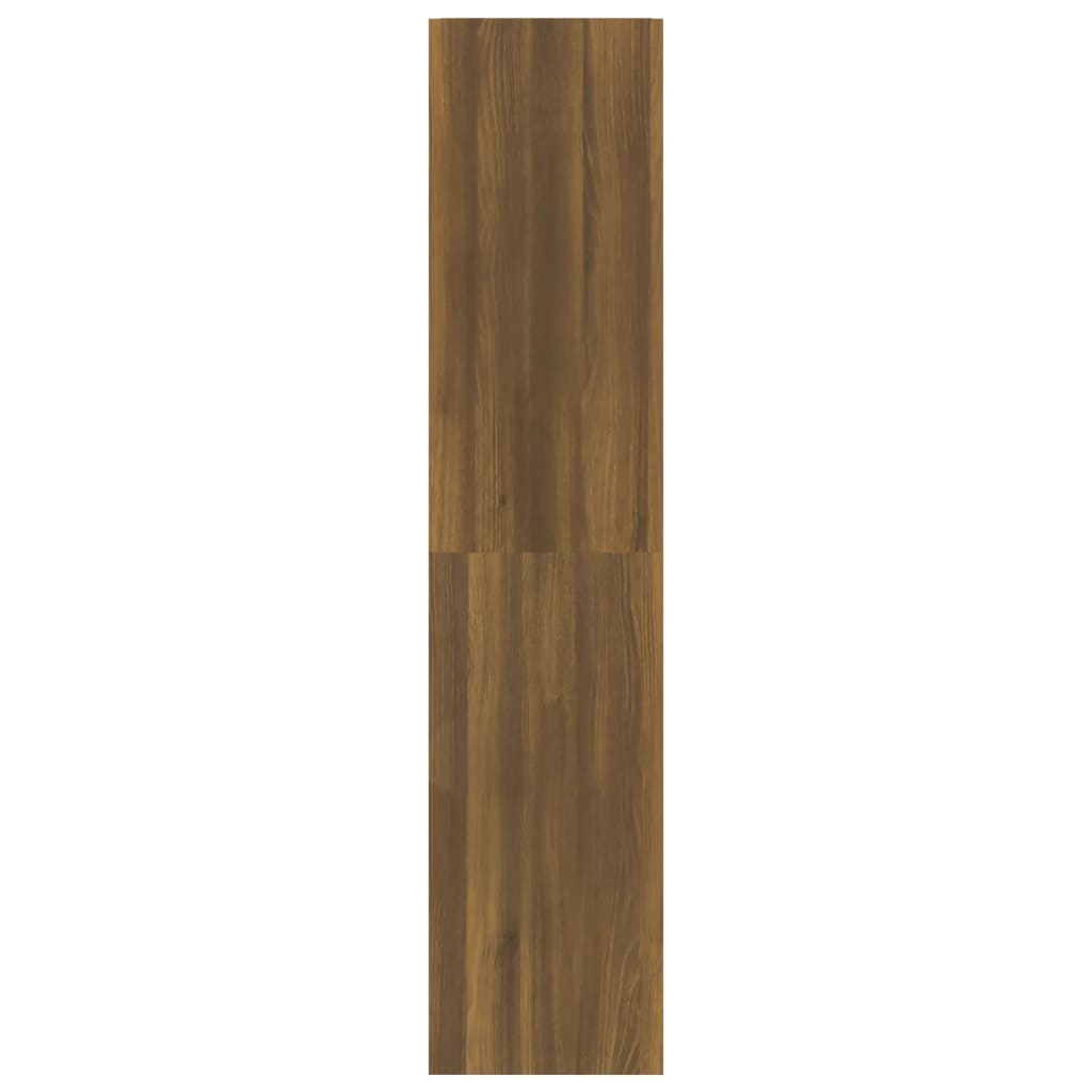 vidaXL bogreol/rumdeler 40x30x135 cm brun egetræ