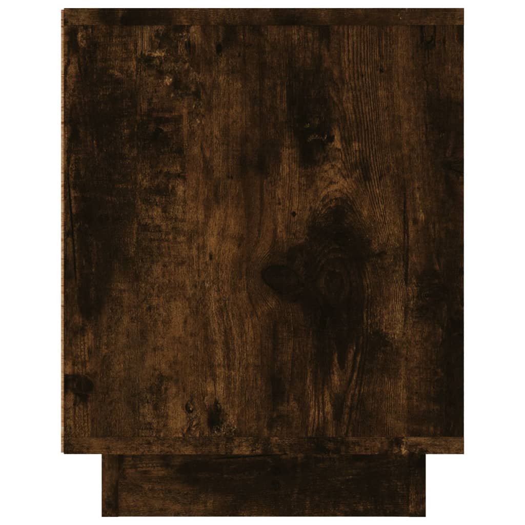 vidaXL tv-bord 80x35x45 cm konstrueret træ røget egetræsfarve