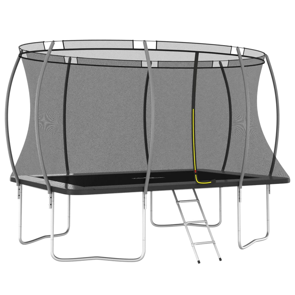 vidaXL trampolinsæt 335x244x90 cm 150 kg rektangulær