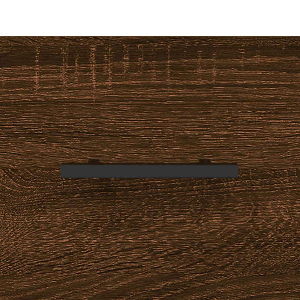 vidaXL tv-bord 102x36x50 cm konstrueret træ brun egetræsfarve