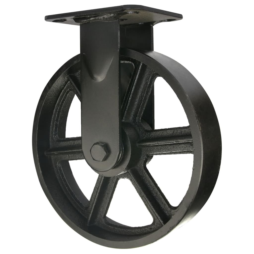 Mac Lean fast hjul 200 mm sort