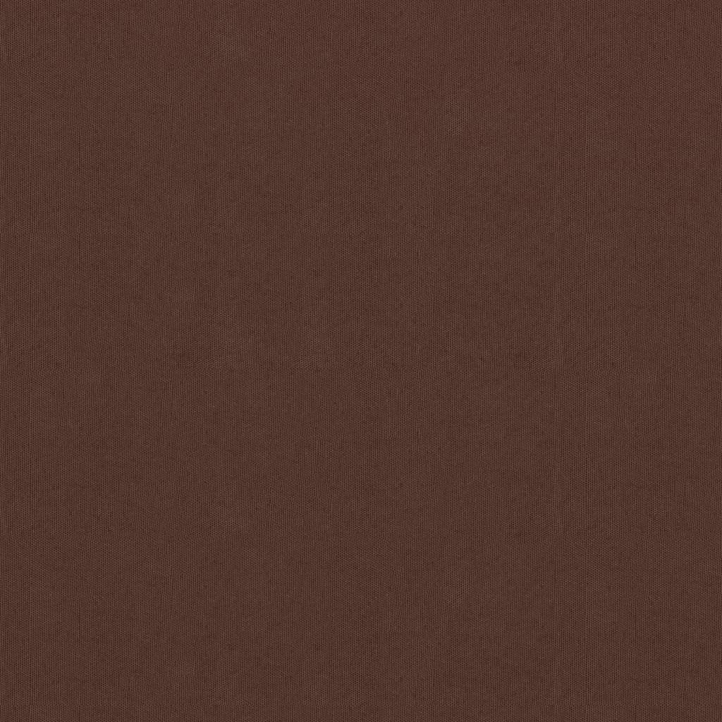 vidaXL altanafskærmning 75x500 cm oxfordstof brun