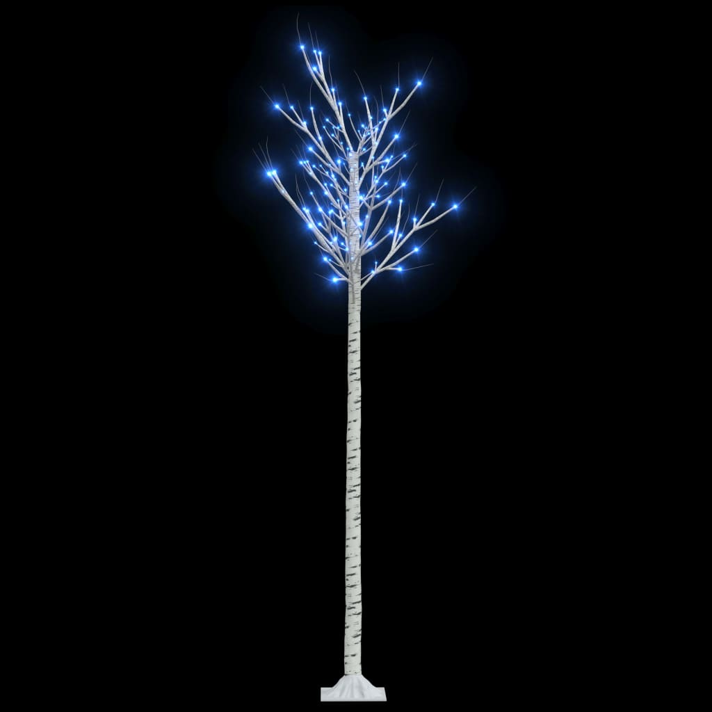 vidaXL lystræ 200 LED'er 2,2 m indendørs/udendørs pil blåt lys
