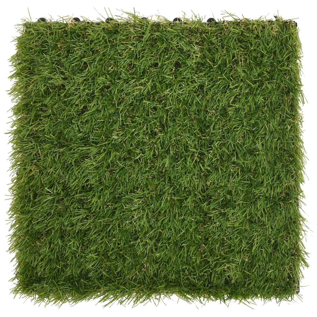 vidaXL kunstgræsfliser 22 stk. 30x30 cm grøn