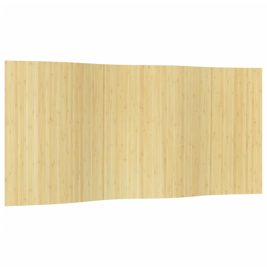 vidaXL rumdeler 165x400 cm bambus lys naturfarvet