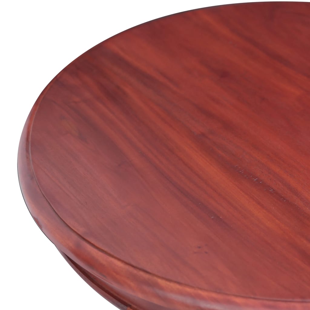vidaXL sidebord 50 x 50 x 65 cm massivt mahognitræ brun
