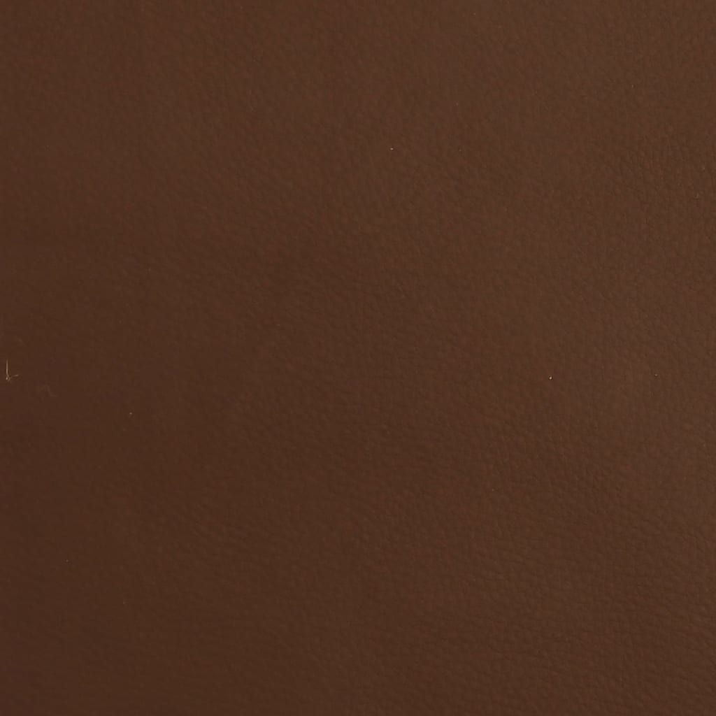vidaXL fodskammel 45x29,5x35 cm kunstlæder brun