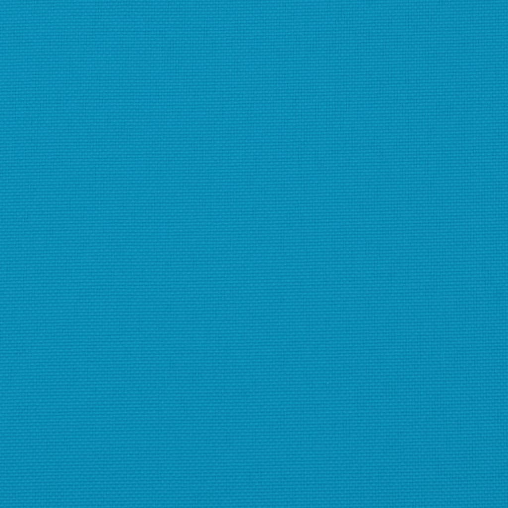 vidaXL stolehynde m. lav ryg 6 stk. 100x50x3 cm oxfordstof blå