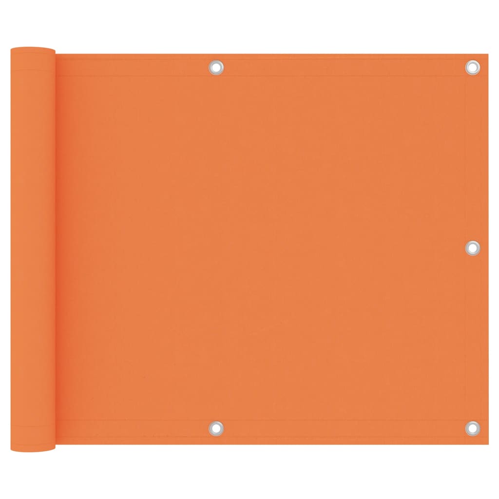 vidaXL altanafskærmning 75x500 cm oxfordstof orange