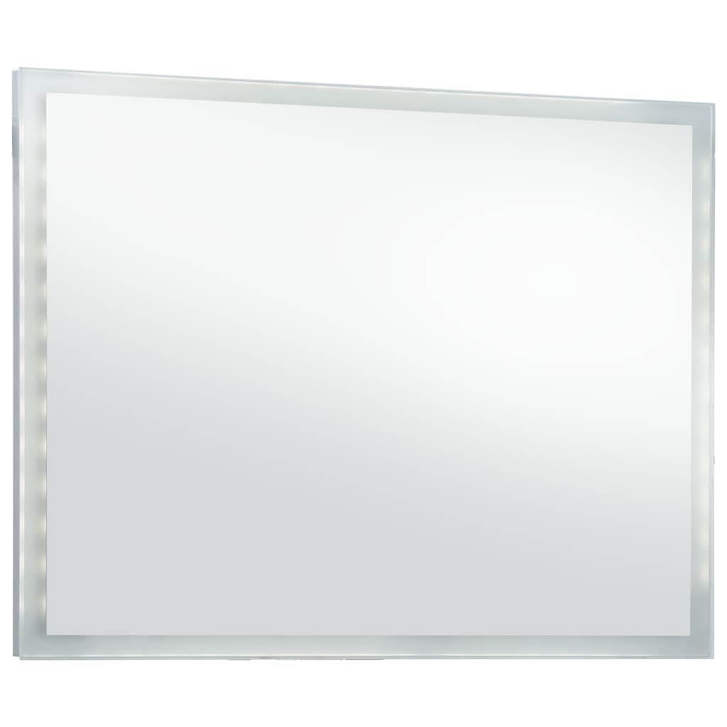 vidaXL LED-vægspejl til badeværelset 100x60 cm