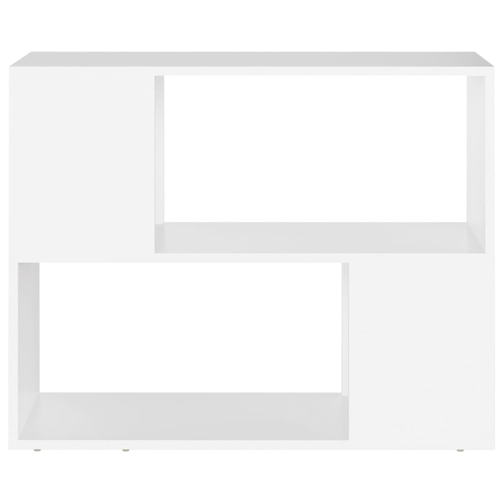 vidaXL tv-bord 80x24x63 cm konstrueret træ hvid