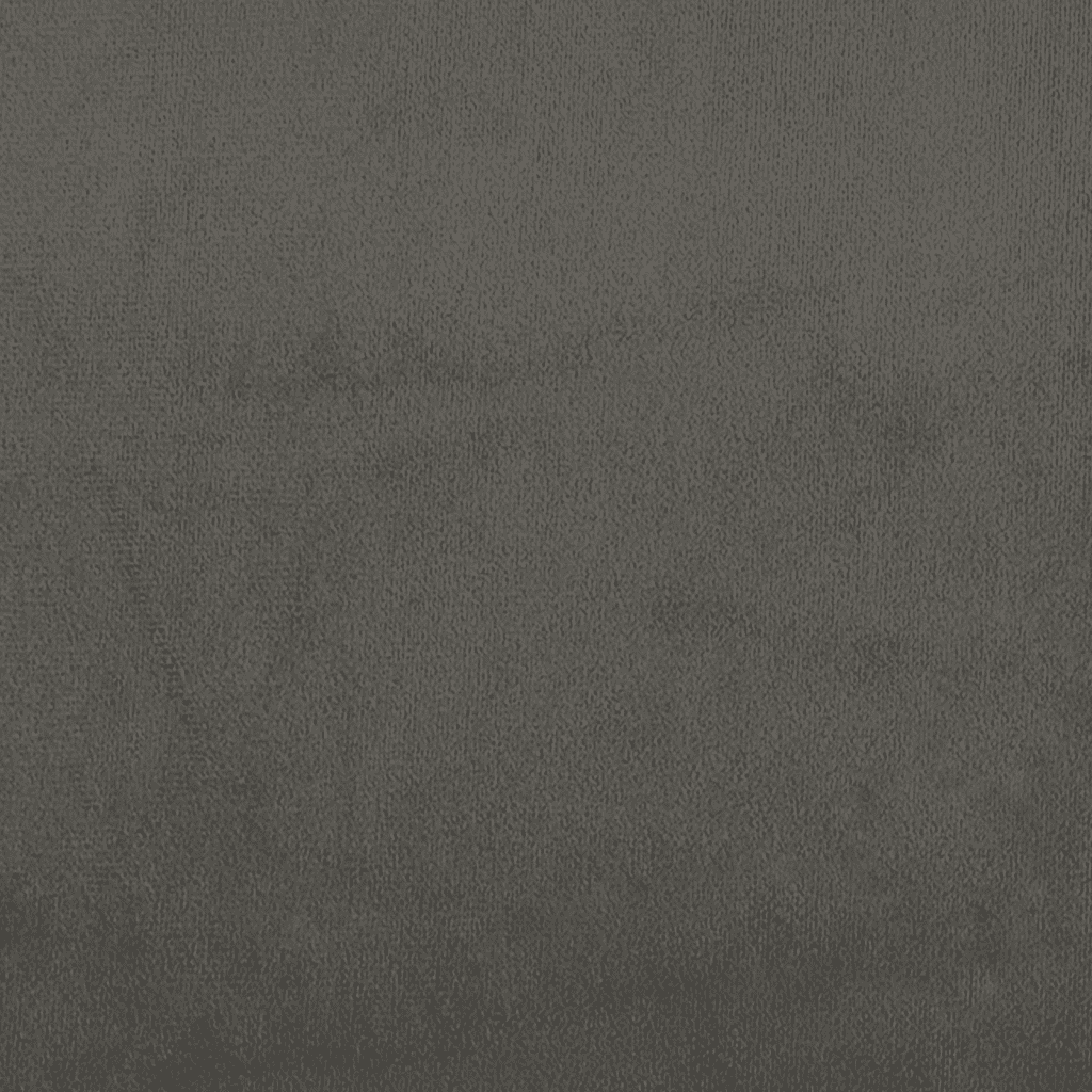 vidaXL kontinentalseng med madras 100x200 cm fløjl mørkegrå