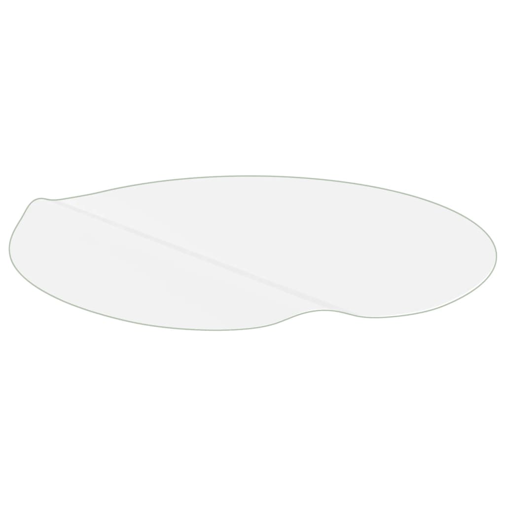 vidaXL bordbeskytter Ø 60 cm 2 mm PVC transparent