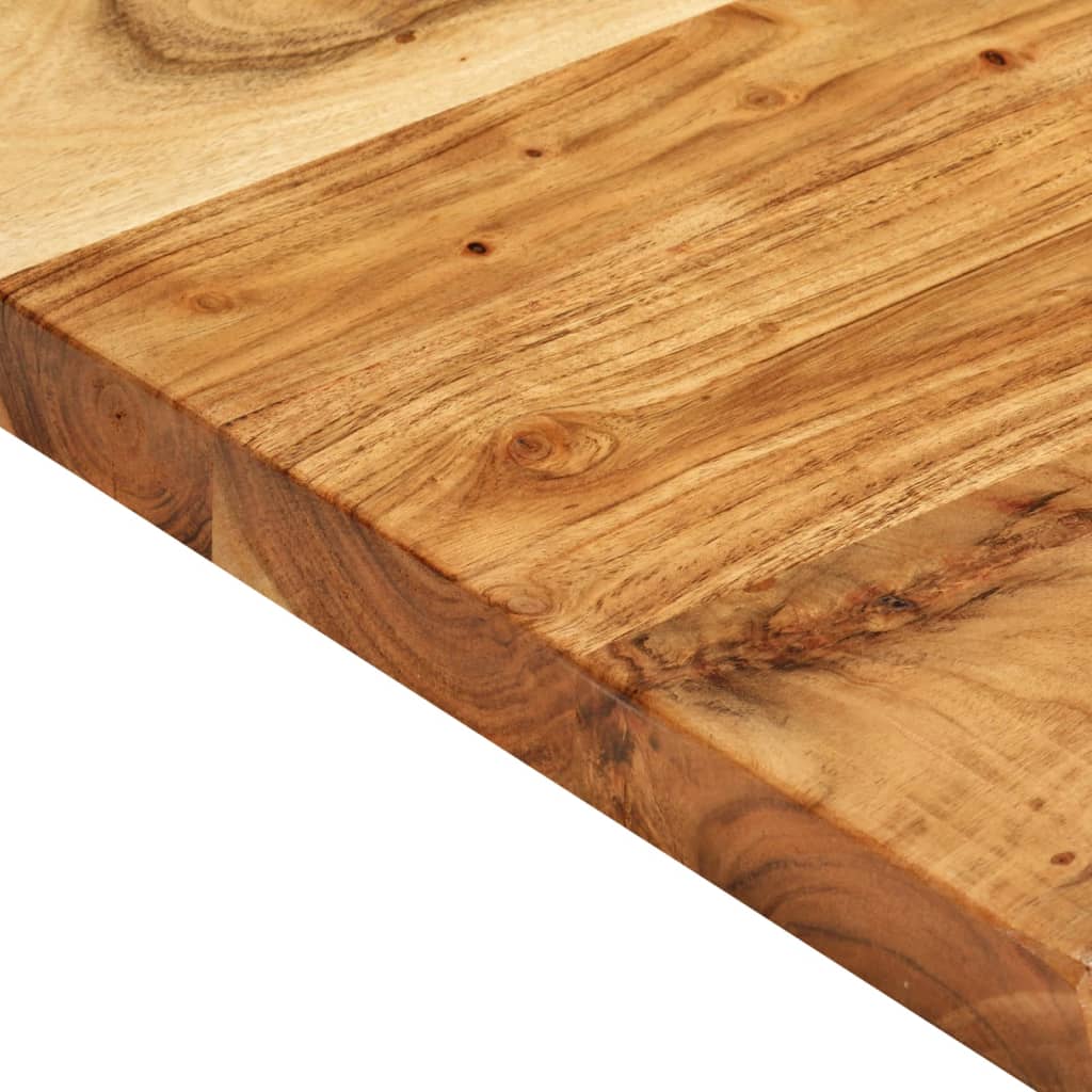 vidaXL bordplade til toiletbord 140x52x3,8 cm massivt akacietræ
