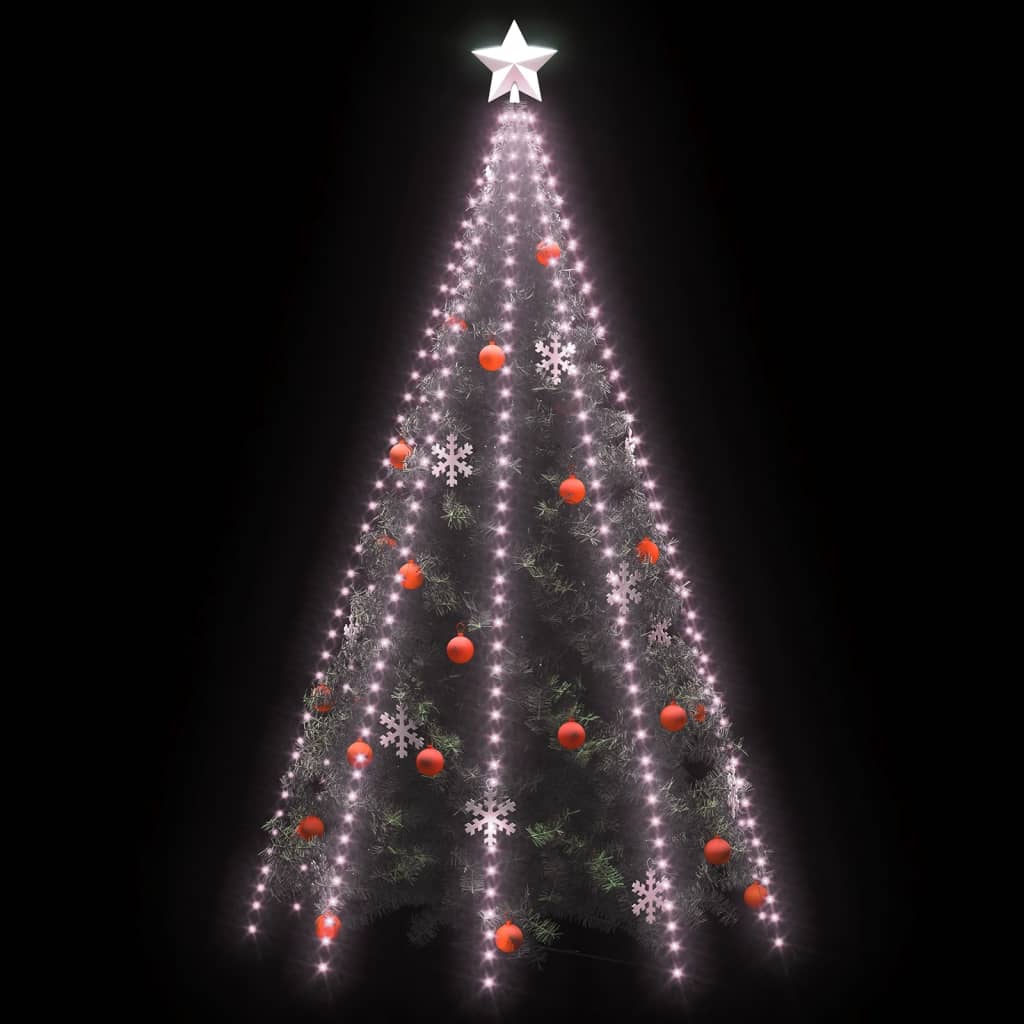 vidaXL lysnet til juletræ 400 lysdioder 400 cm