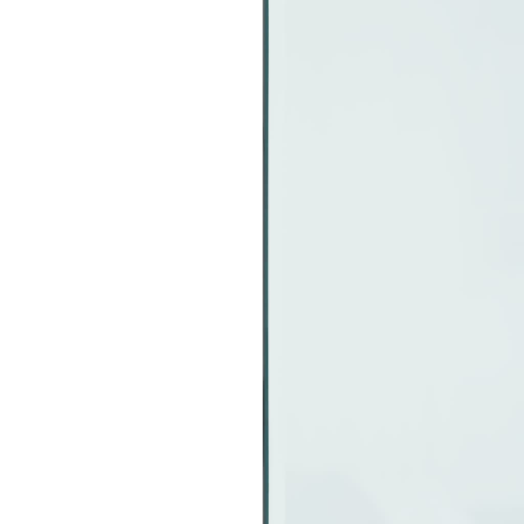 vidaXL glasplade til pejs 120x50 cm rektangulær