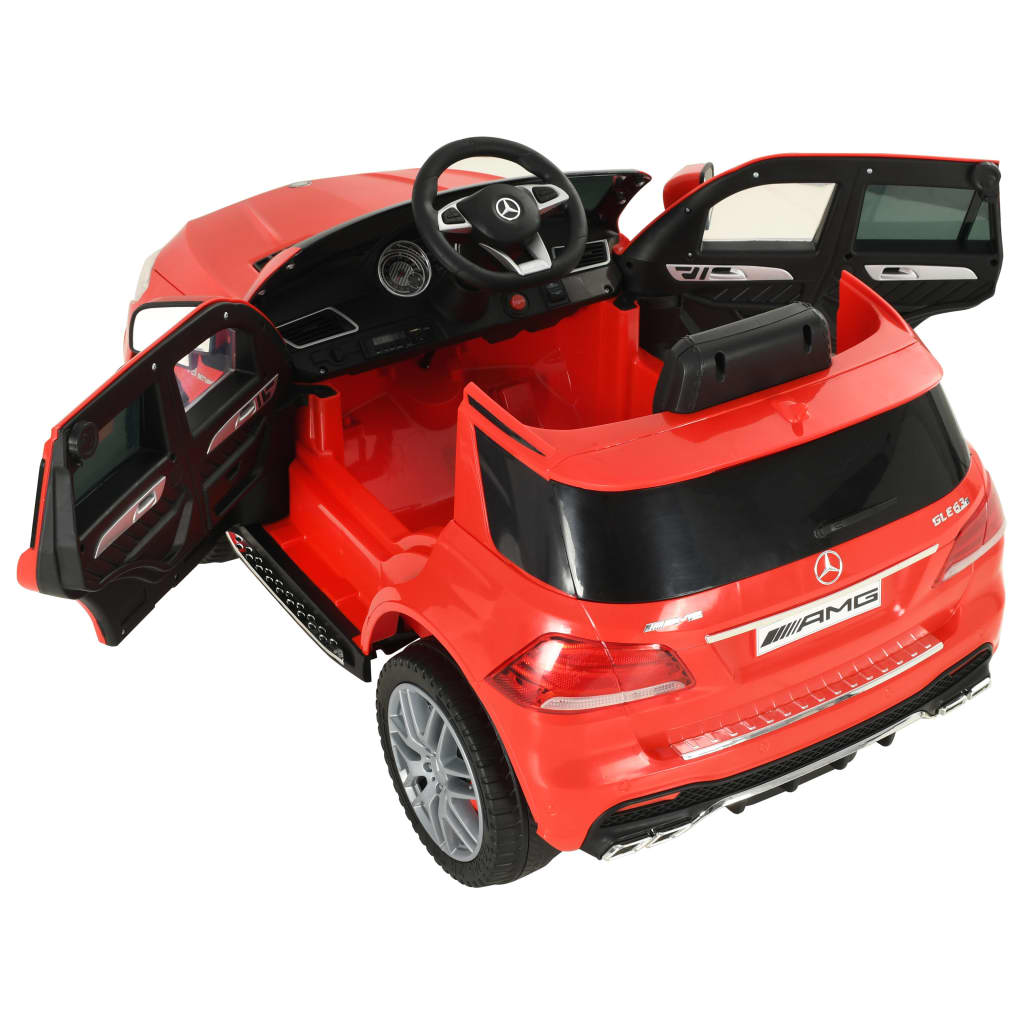 vidaXL børnebil i plastik Mercedes Benz GLE63S rød